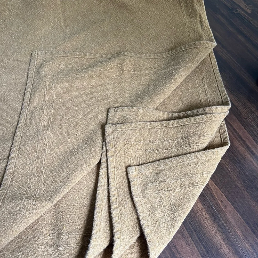 Vintage Family Heirloom Weavers Tablecloth/ Firm Price